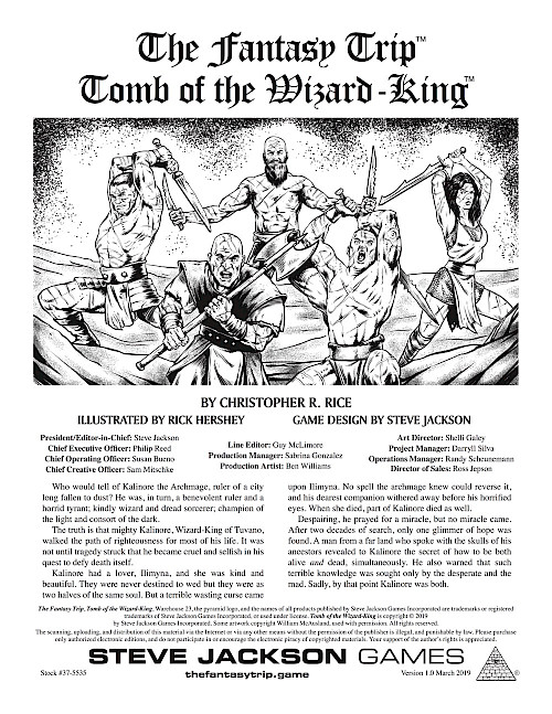 Tomb of the Wizard-King cover